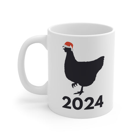 Holiday Red Hen 11oz Mug