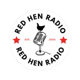 Red Hen Radio Podcast - Circle Sticker