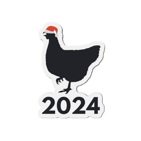 Holiday Red Hen Magnets