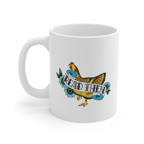 Read Then Red Hen in Color 11oz Mug