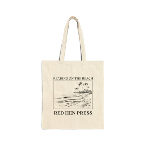 Reading on the Beach Tote Bag