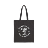 Palm Trees Tote Bag in Black