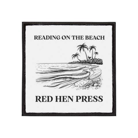 Reading on the Beach Iron-On Patch