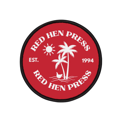 Palm Trees Iron-On Patch in Red