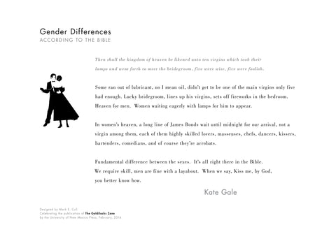 Gender Differences broadside