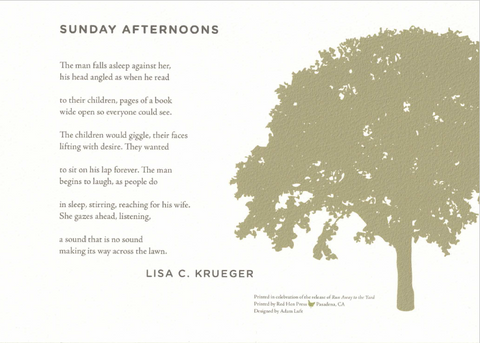 Sunday Afternoon by Lisa Krueger (11 in x 7.5 in)